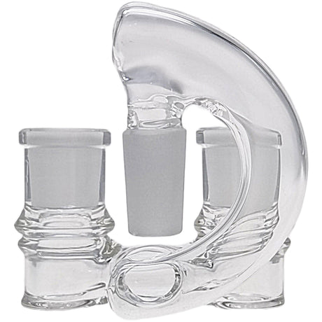 Thick Ass Glass No-Drop Double Joint Bong Adapter