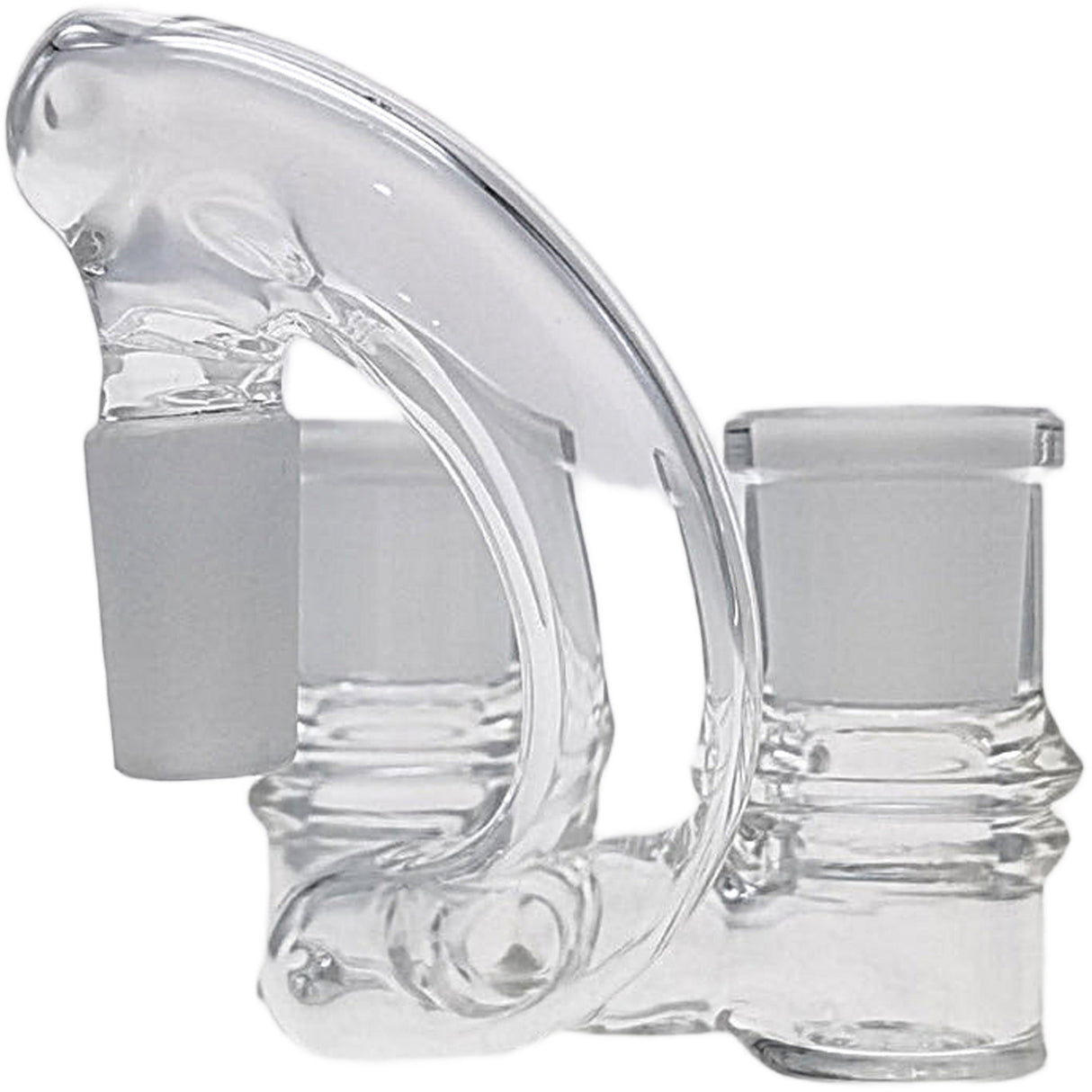 Thick Ass Glass No-Drop Double Joint Bong Adapter