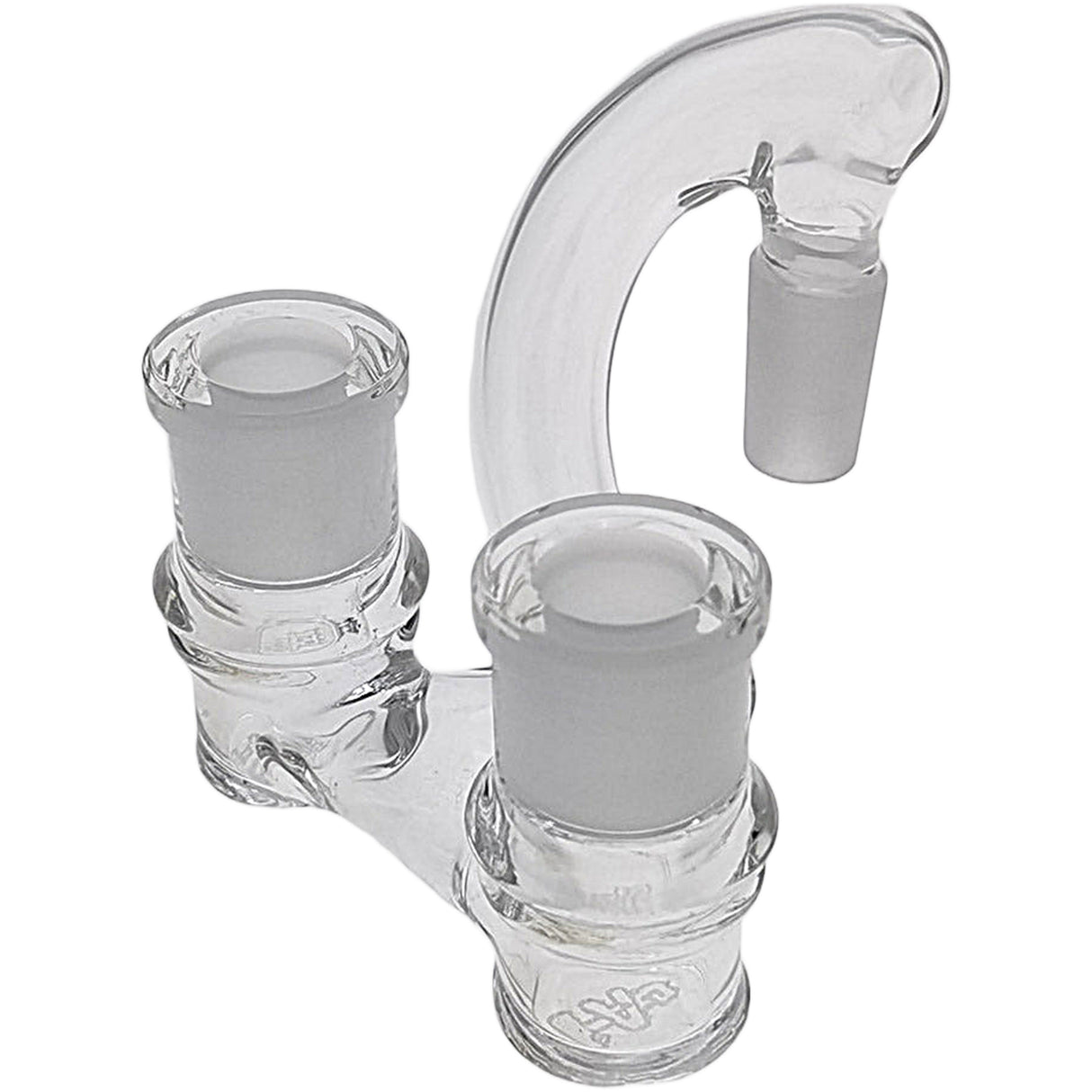 Thick Ass Glass No-Drop Double Joint Bong Adapter