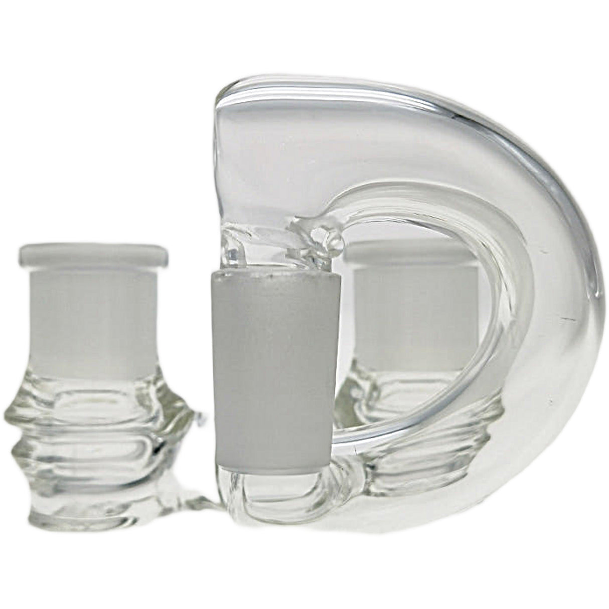 Thick Ass Glass No-Drop Double Joint Bong Adapter