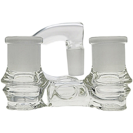 Thick Ass Glass No-Drop Double Joint Bong Adapter