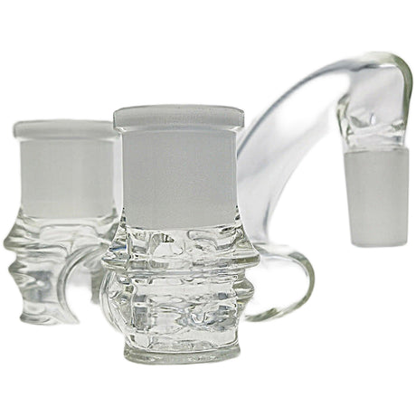 Thick Ass Glass No-Drop Double Joint Bong Adapter