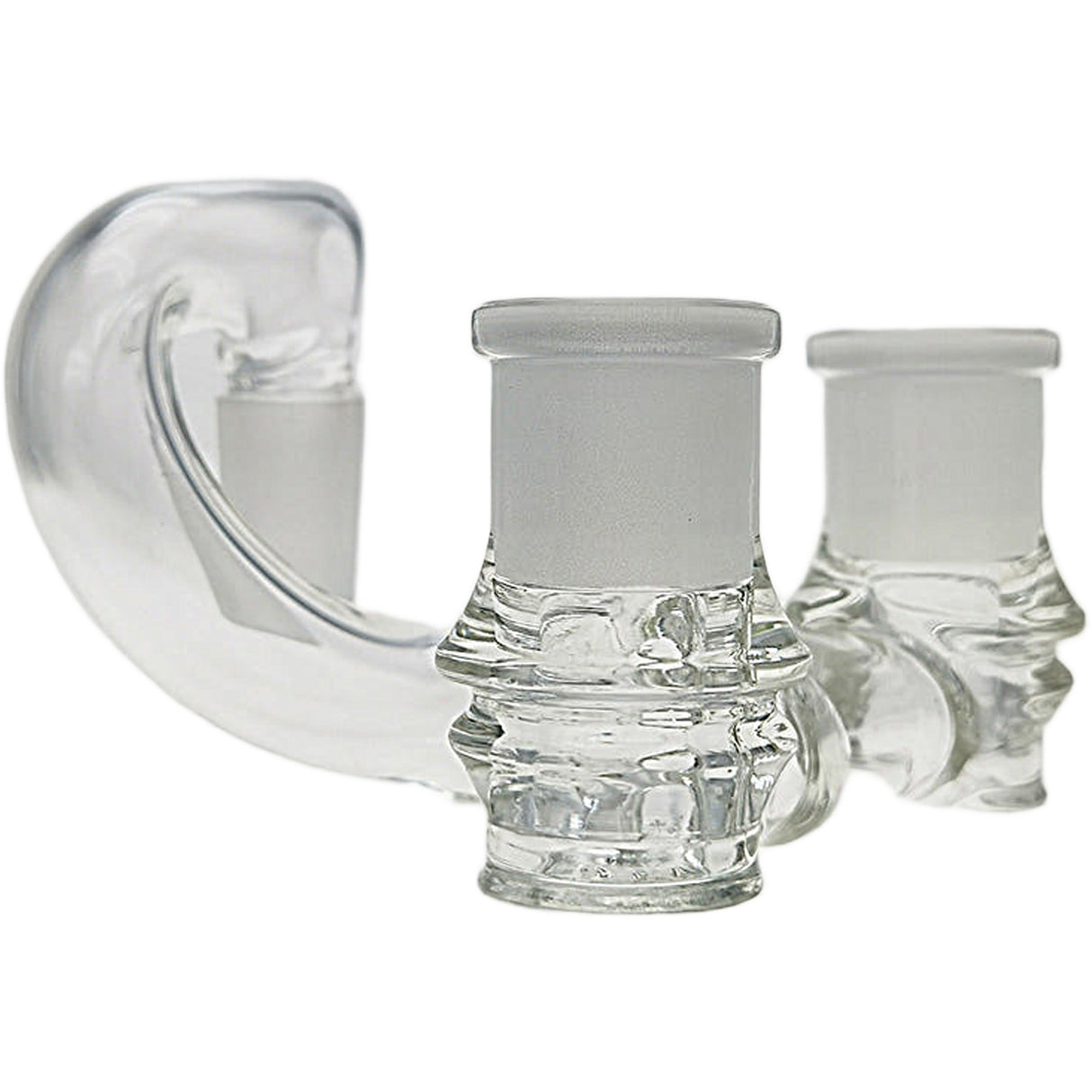 Thick Ass Glass No-Drop Double Joint Bong Adapter