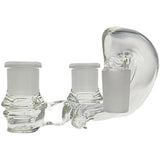 Thick Ass Glass No-Drop Double Joint Bong Adapter