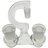 Thick Ass Glass No-Drop Double Joint Bong Adapter