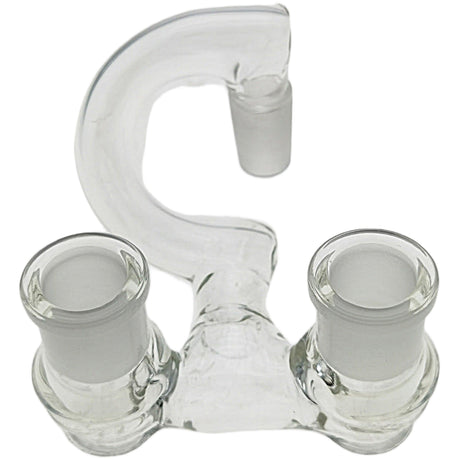 Thick Ass Glass No-Drop Double Joint Bong Adapter