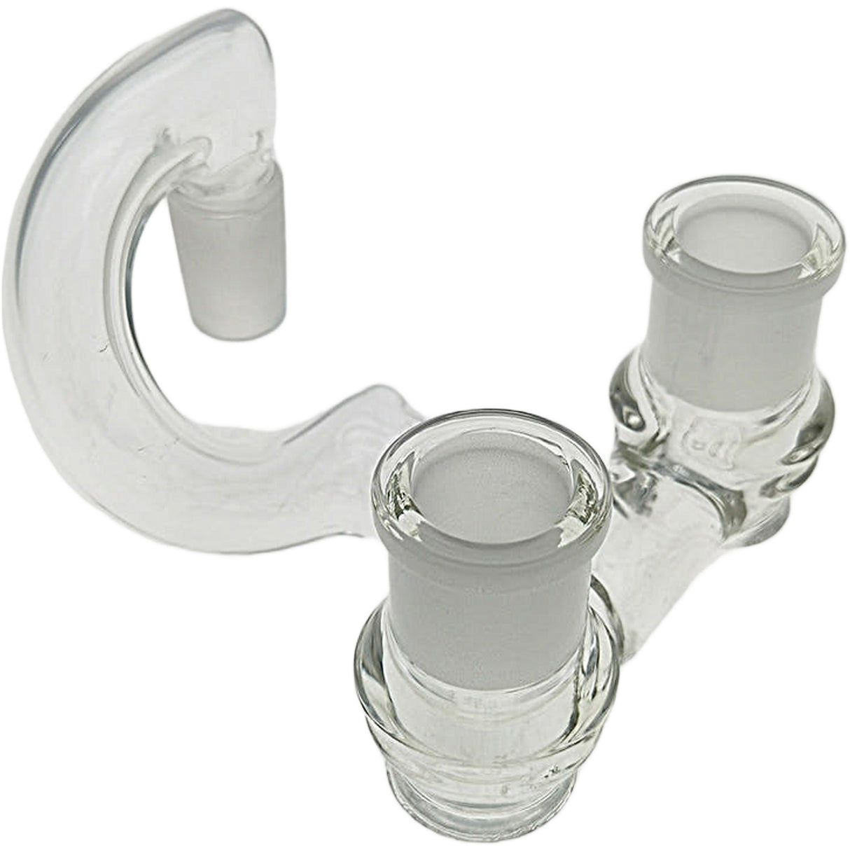 Thick Ass Glass No-Drop Double Joint Bong Adapter