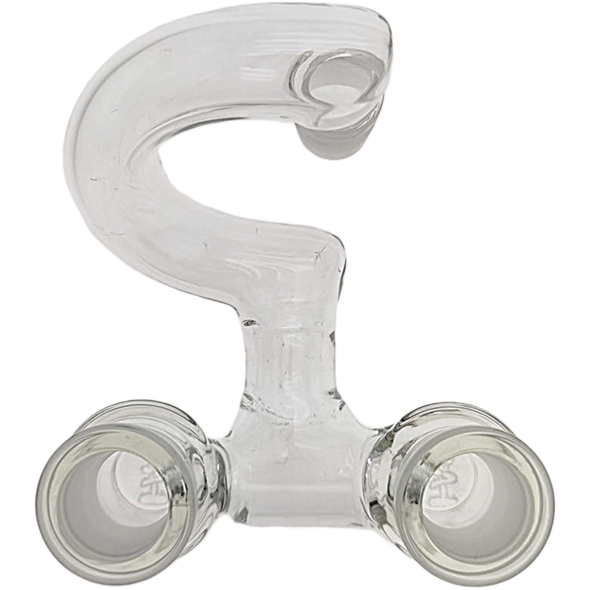 Thick Ass Glass No-Drop Double Joint Bong Adapter