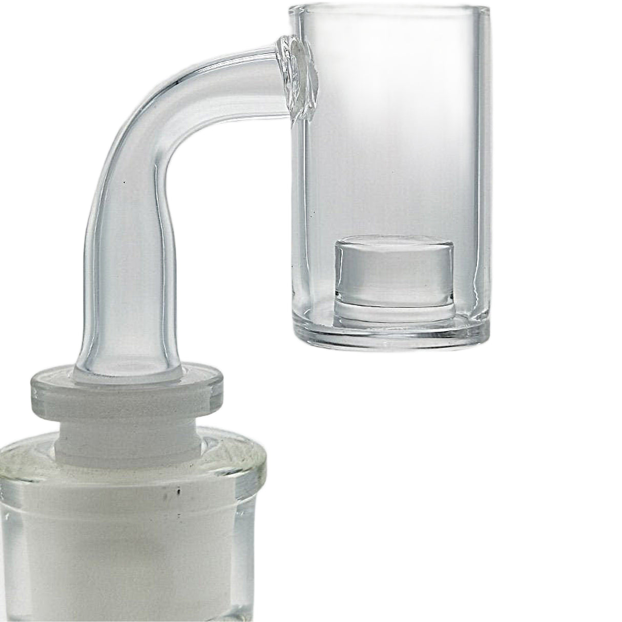 Thick Ass Glass Quartz Banger Flat Top w/ 10MM Core High Flow 25x2-4MM