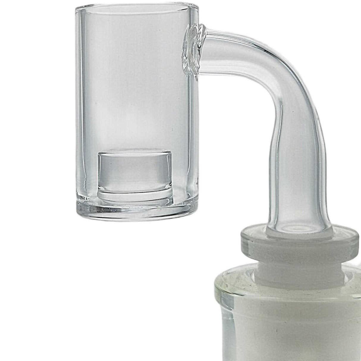 Thick Ass Glass Quartz Banger Flat Top w/ 10MM Core High Flow 25x2-4MM