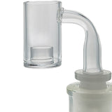 Thick Ass Glass Quartz Banger Flat Top w/ 10MM Core High Flow 25x2-4MM