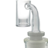 Thick Ass Glass Quartz Banger Flat Top w/ 10MM Core High Flow 25x2-4MM