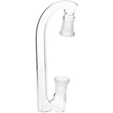 Thick Ass Glass Quartz Drop Down Adapter - 3" Drop for Bongs & Concentrates