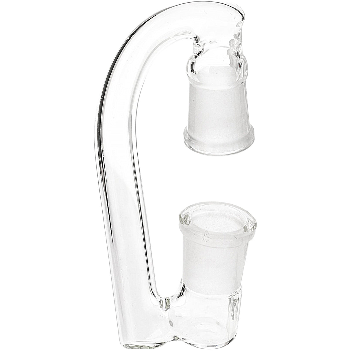 Thick Ass Glass Quartz Drop Down Adapter - 3" Drop for Bongs & Concentrates