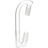 Thick Ass Glass Quartz Drop Down Adapter - 3" Drop for Bongs & Concentrates