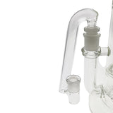 Thick Ass Glass Quartz Drop Down Adapter - 3" Drop for Bongs & Concentrates
