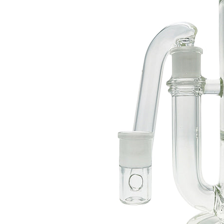 Thick Ass Glass Quartz Drop Down Adapter - 3" Drop for Bongs & Concentrates