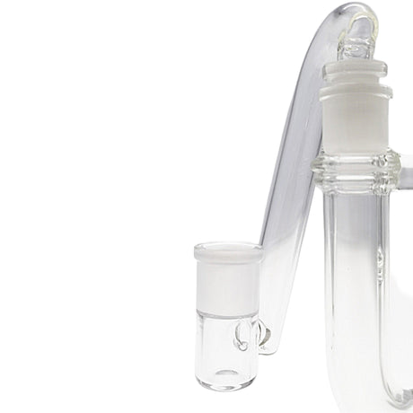 Thick Ass Glass Quartz Drop Down Adapter - 3" Drop for Bongs & Concentrates