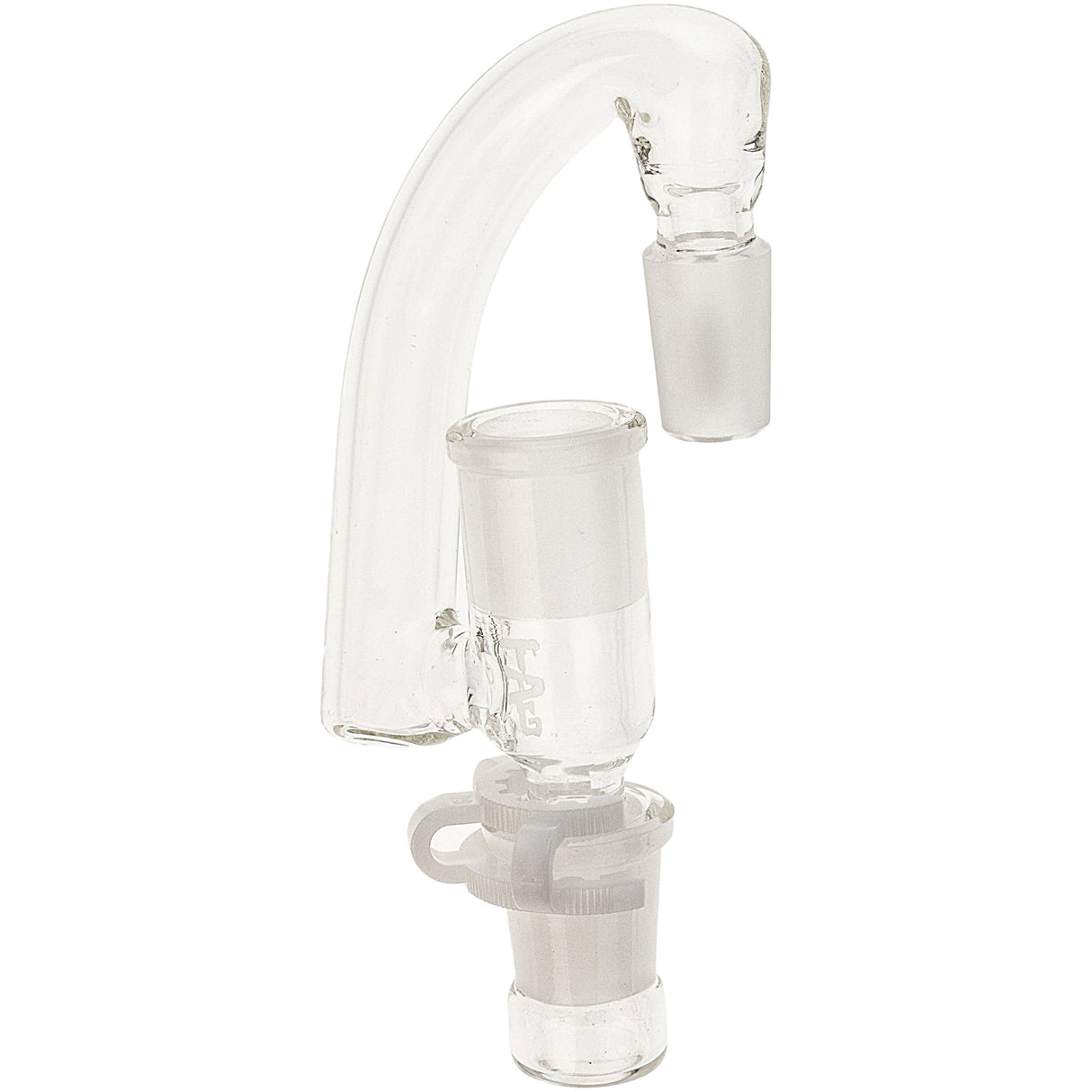 Thick Ass Glass Reclaim Adapter - 0.5" Drop Down for Bongs, 14-18mm Compatibility