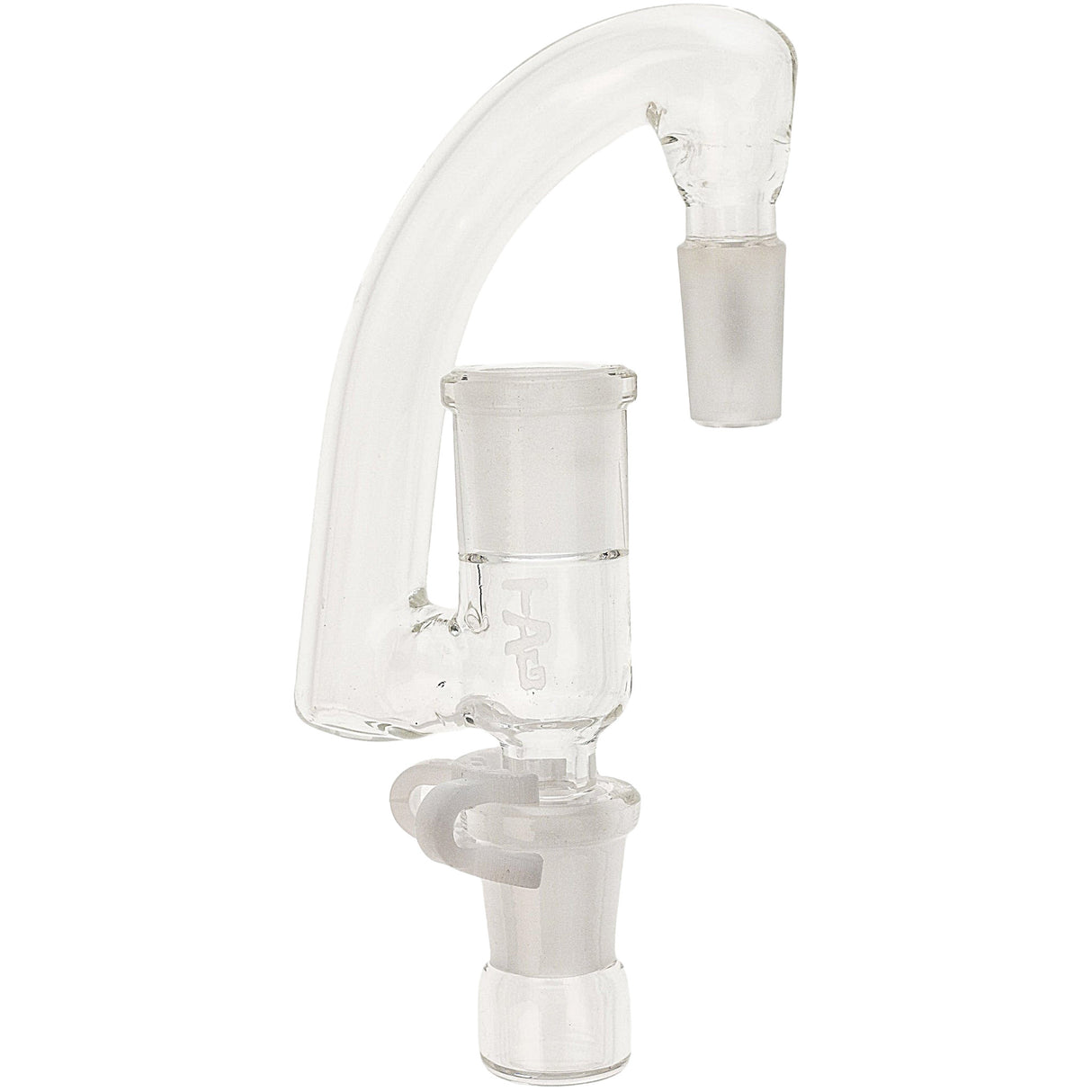 Thick Ass Glass Reclaim Adapter - 0.5" Drop Down for Bongs, 14-18mm Compatibility