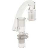 Thick Ass Glass Reclaim Adapter - 0.5" Drop Down for Bongs, 14-18mm Compatibility