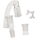 Thick Ass Glass Reclaim Adapter - 0.5" Drop Down for Bongs, 14-18mm Compatibility