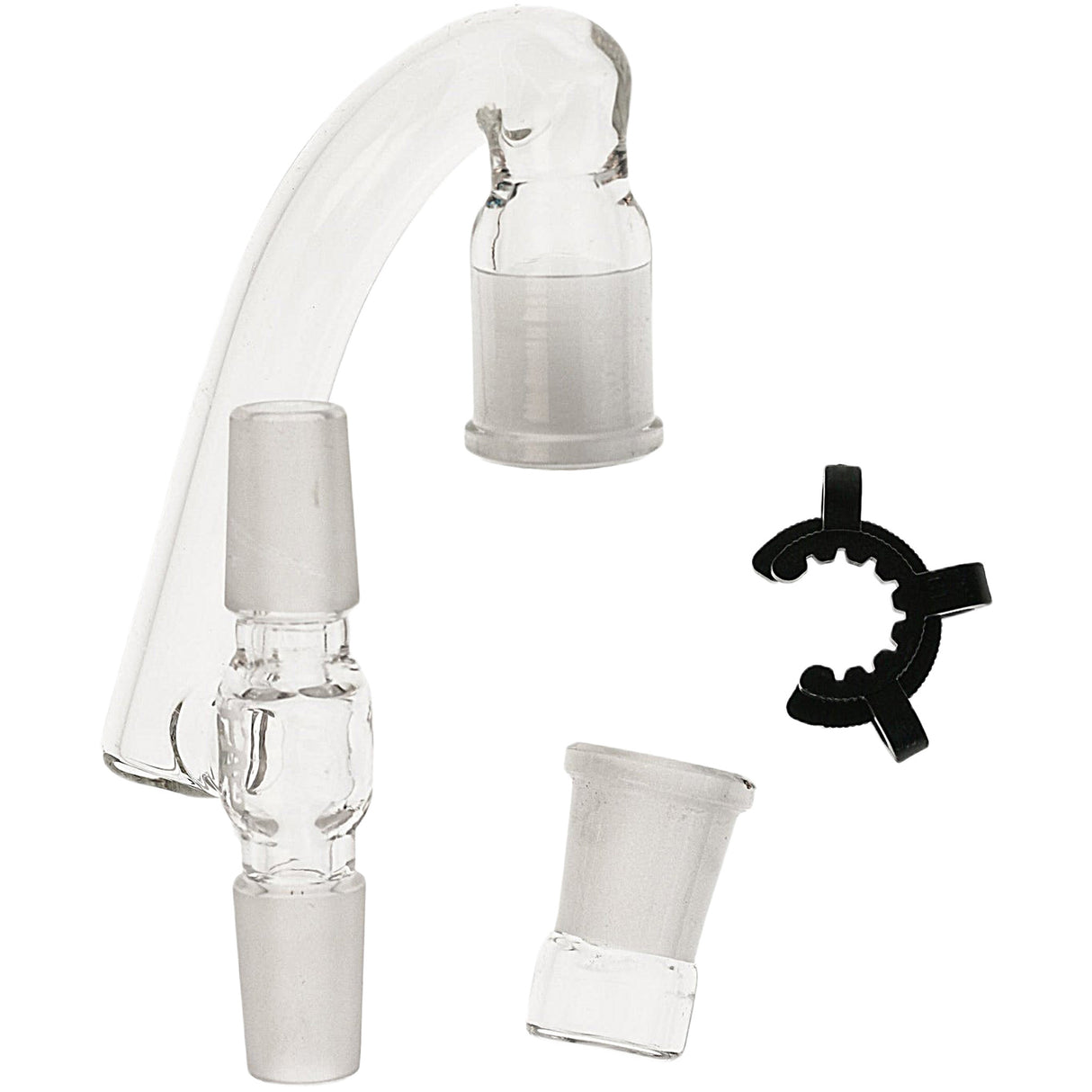 Thick Ass Glass Reclaim Adapter - 0.5" Drop Down for Bongs, 14-18mm Compatibility