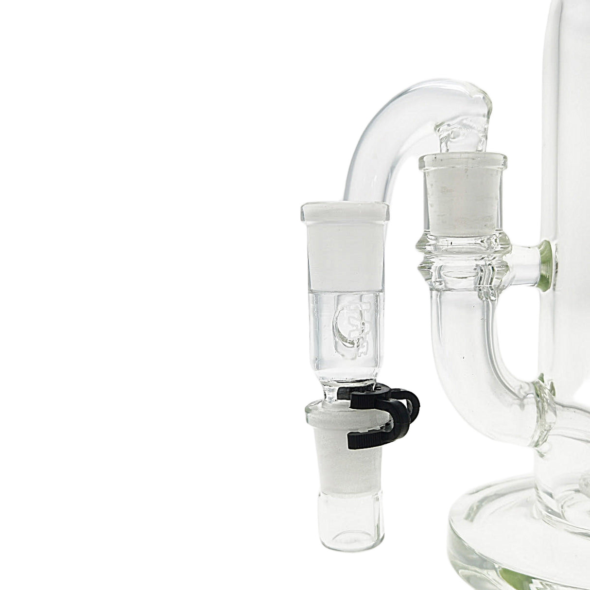 Thick Ass Glass Reclaim Adapter - 0.5" Drop Down for Bongs, 14-18mm Compatibility