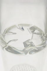 Thick Ass Glass 16" Glass Double Honeycomb Bong w/ Spinning Guard