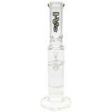 Thick Ass Glass 16" Glass Double Honeycomb Bong w/ Spinning Guard