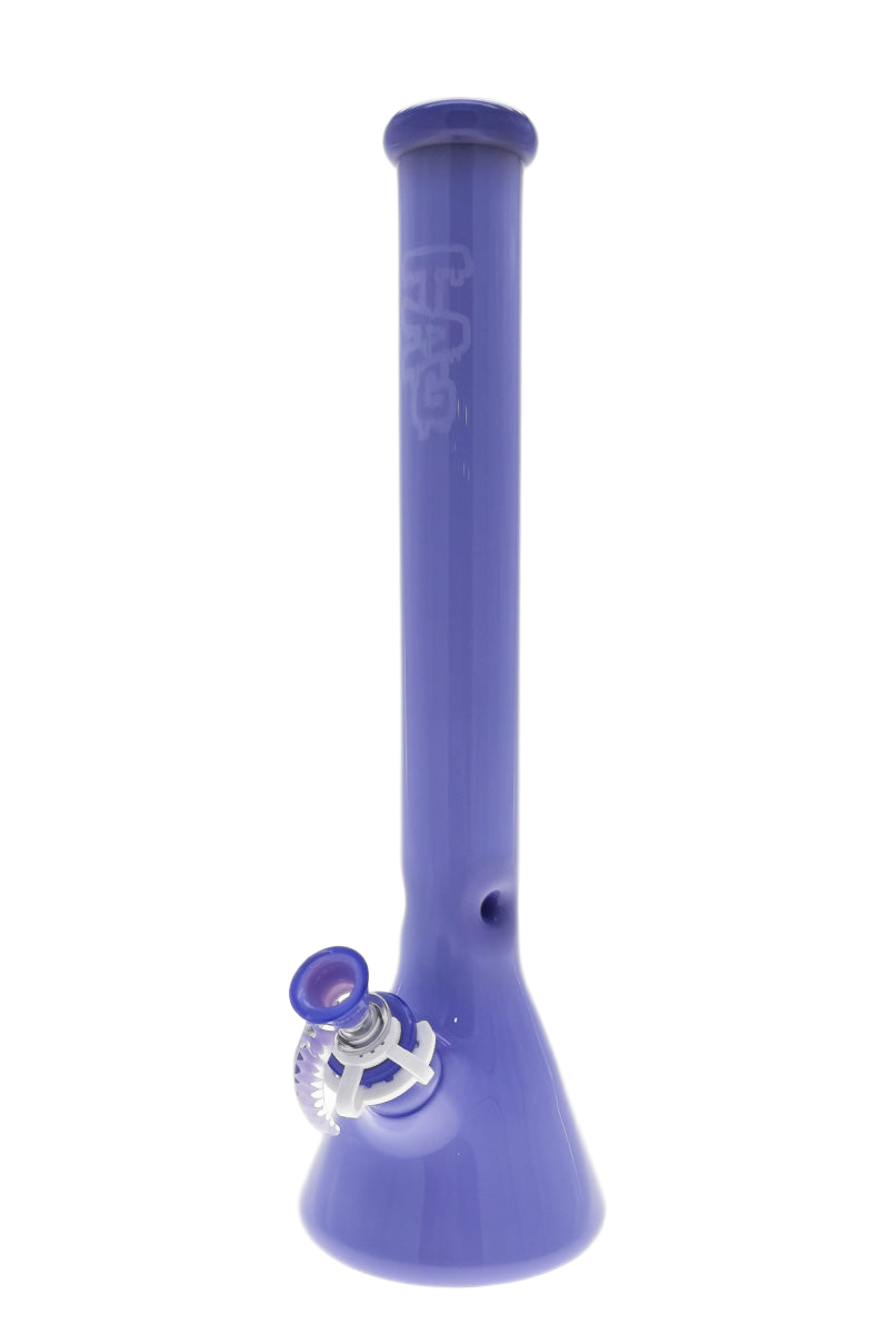 Thick Ass Glass 18" Tie Dye Beaker Bong 5mm Borosilicate w/ Downstem