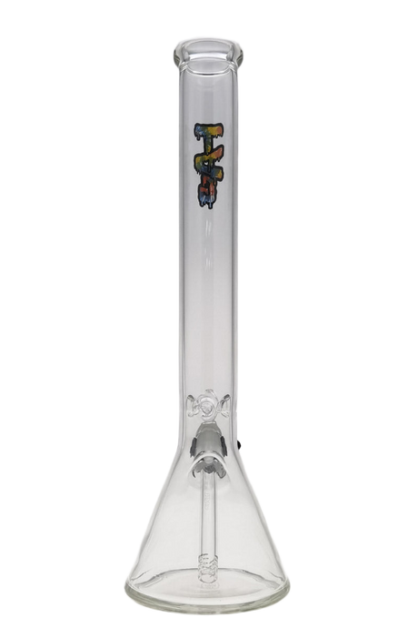 Thick Ass Glass 18" Tie Dye Beaker Bong 5mm Borosilicate w/ Downstem