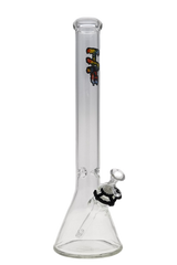 Thick Ass Glass 18" Tie Dye Beaker Bong 5mm Borosilicate w/ Downstem