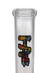 Thick Ass Glass 18" Tie Dye Beaker Bong 5mm Borosilicate w/ Downstem