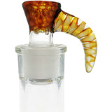 Thick Ass Glass 4-Hole Disc Screen Bong Slide w/ Horn Handle