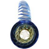 Thick Ass Glass 4-Hole Disc Screen Bong Slide w/ Horn Handle