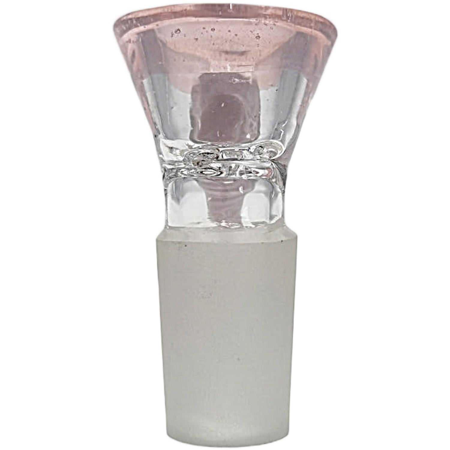 Thick Ass Glass 4-Hole Disc Screen Bong Slide w/ Horn Handle