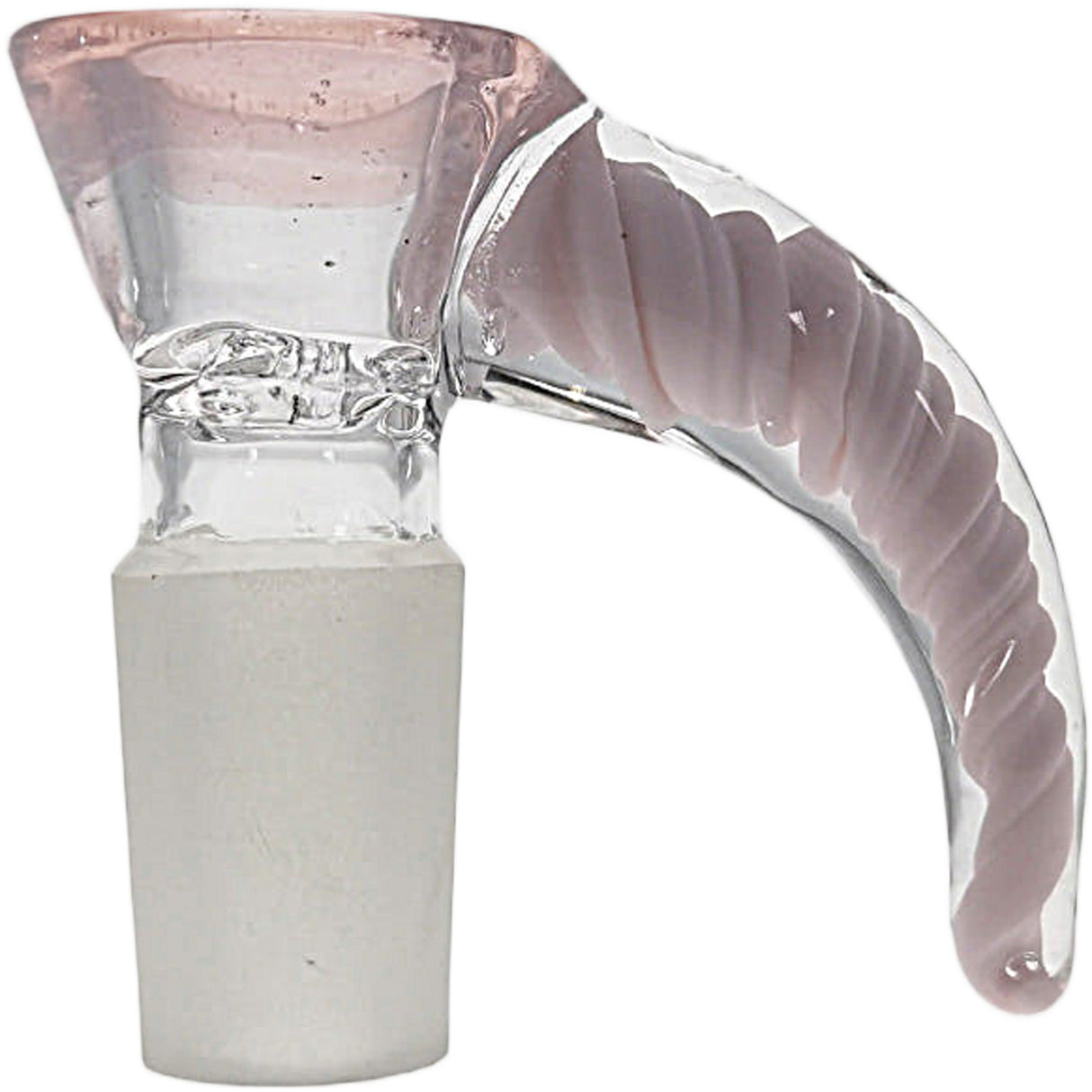 Thick Ass Glass 4-Hole Disc Screen Bong Slide w/ Horn Handle