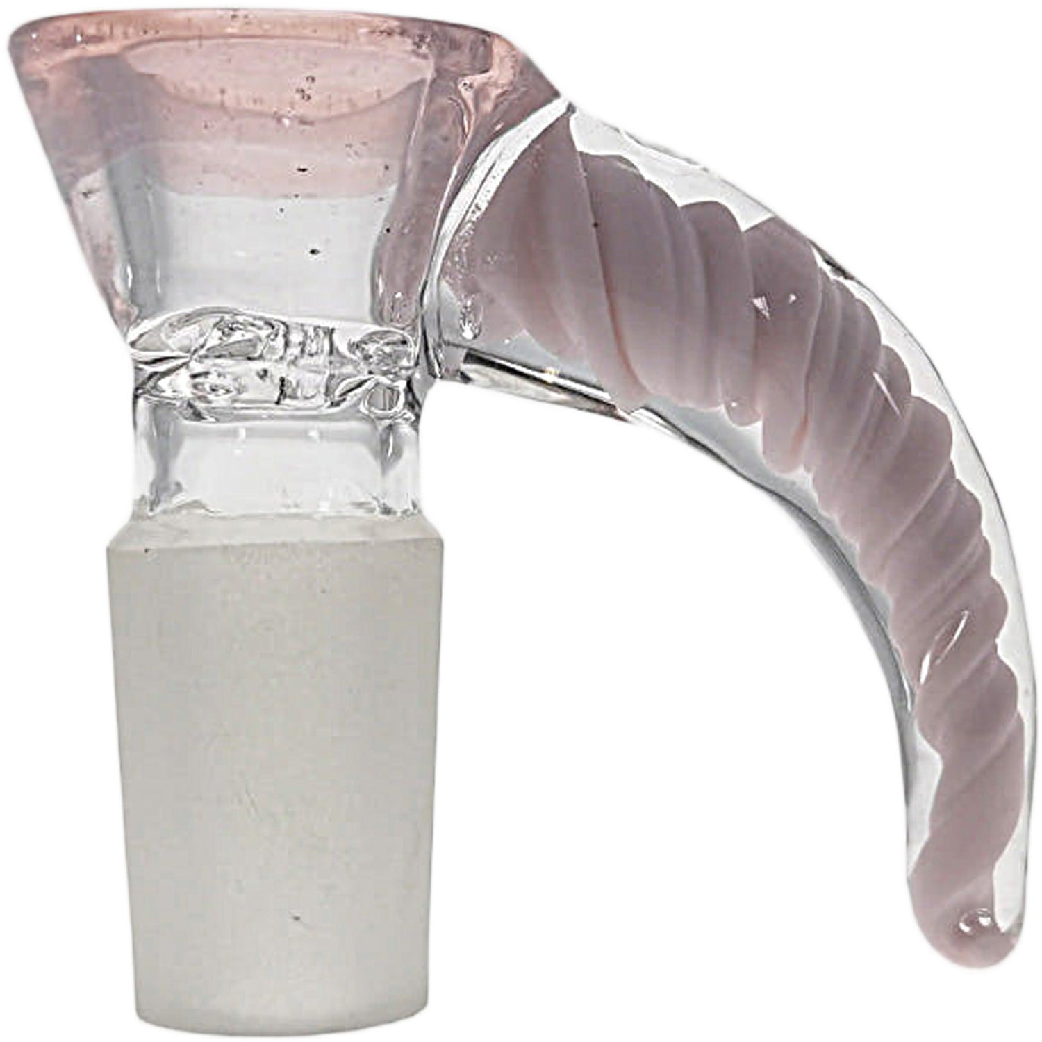 Thick Ass Glass 4-Hole Disc Screen Bong Slide w/ Horn Handle