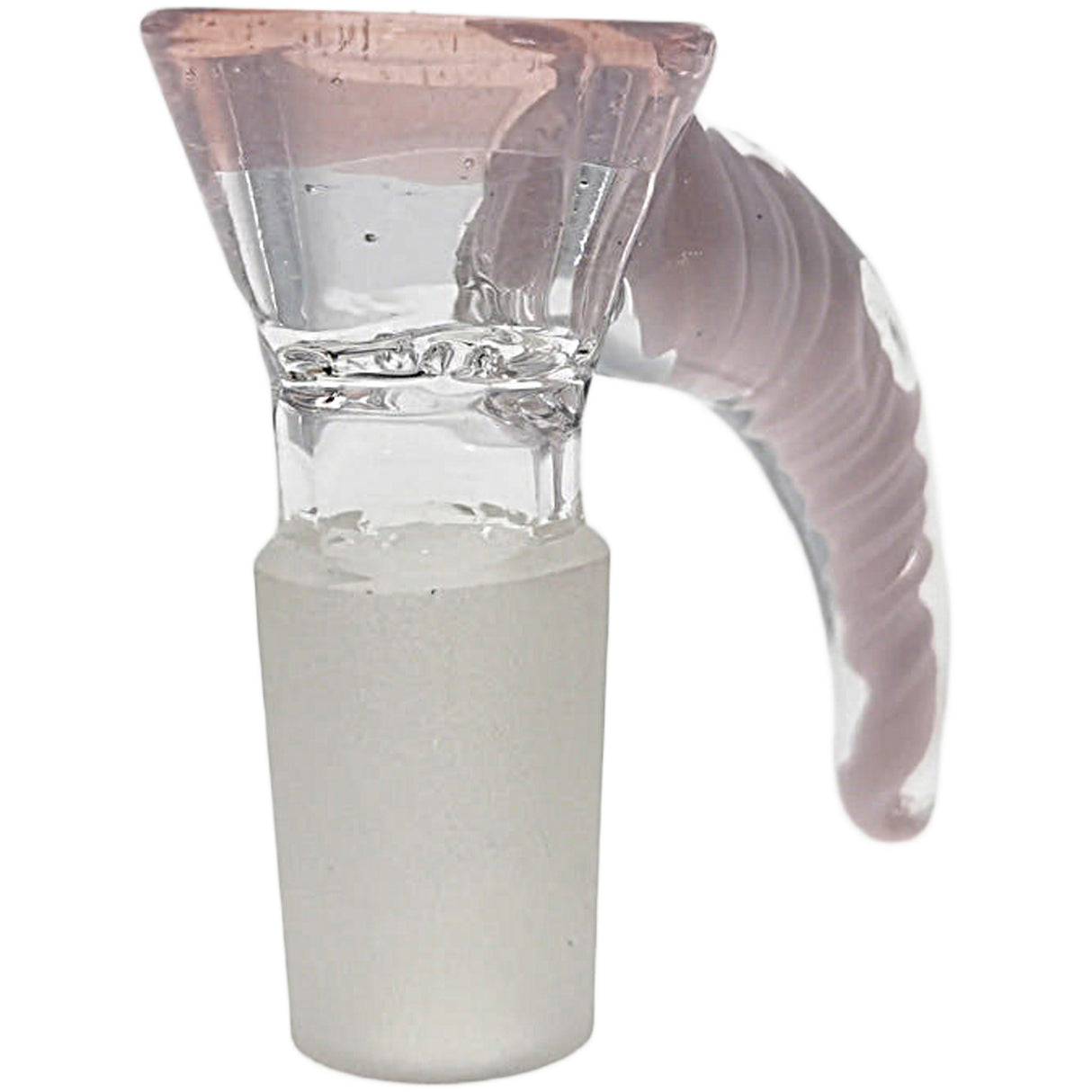 Thick Ass Glass 4-Hole Disc Screen Bong Slide w/ Horn Handle