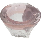 Thick Ass Glass 4-Hole Disc Screen Bong Slide w/ Horn Handle