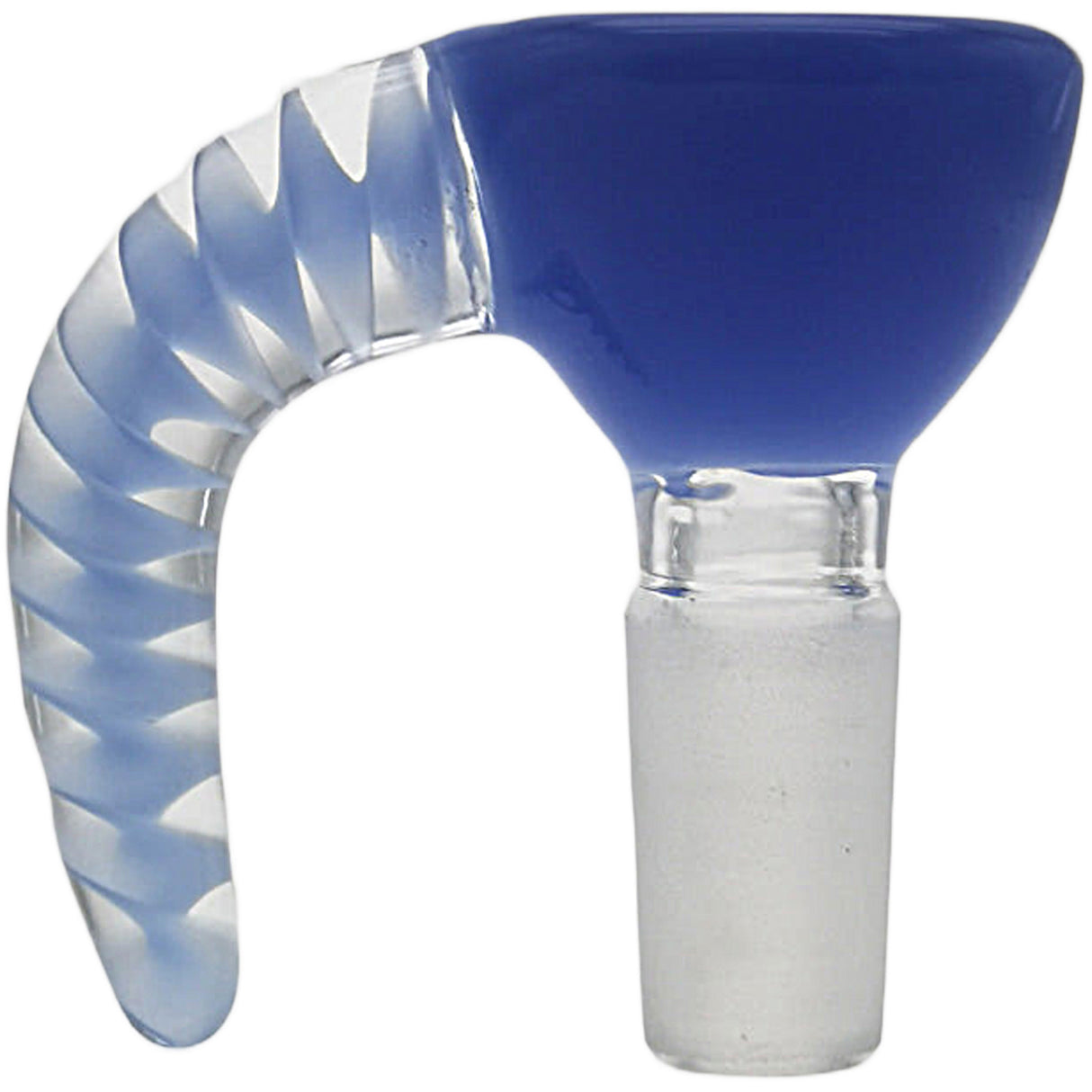 Thick Ass Glass 4-Hole Disc Screen Bong Slide w/ Horn Handle