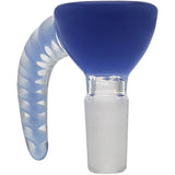 Thick Ass Glass 4-Hole Disc Screen Bong Slide w/ Horn Handle