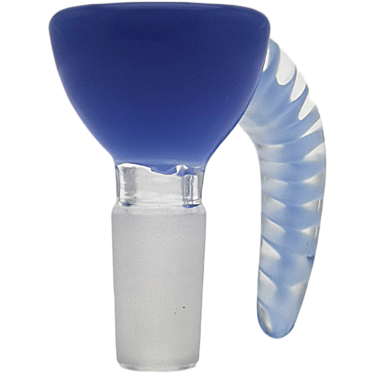 Thick Ass Glass 4-Hole Disc Screen Bong Slide w/ Horn Handle