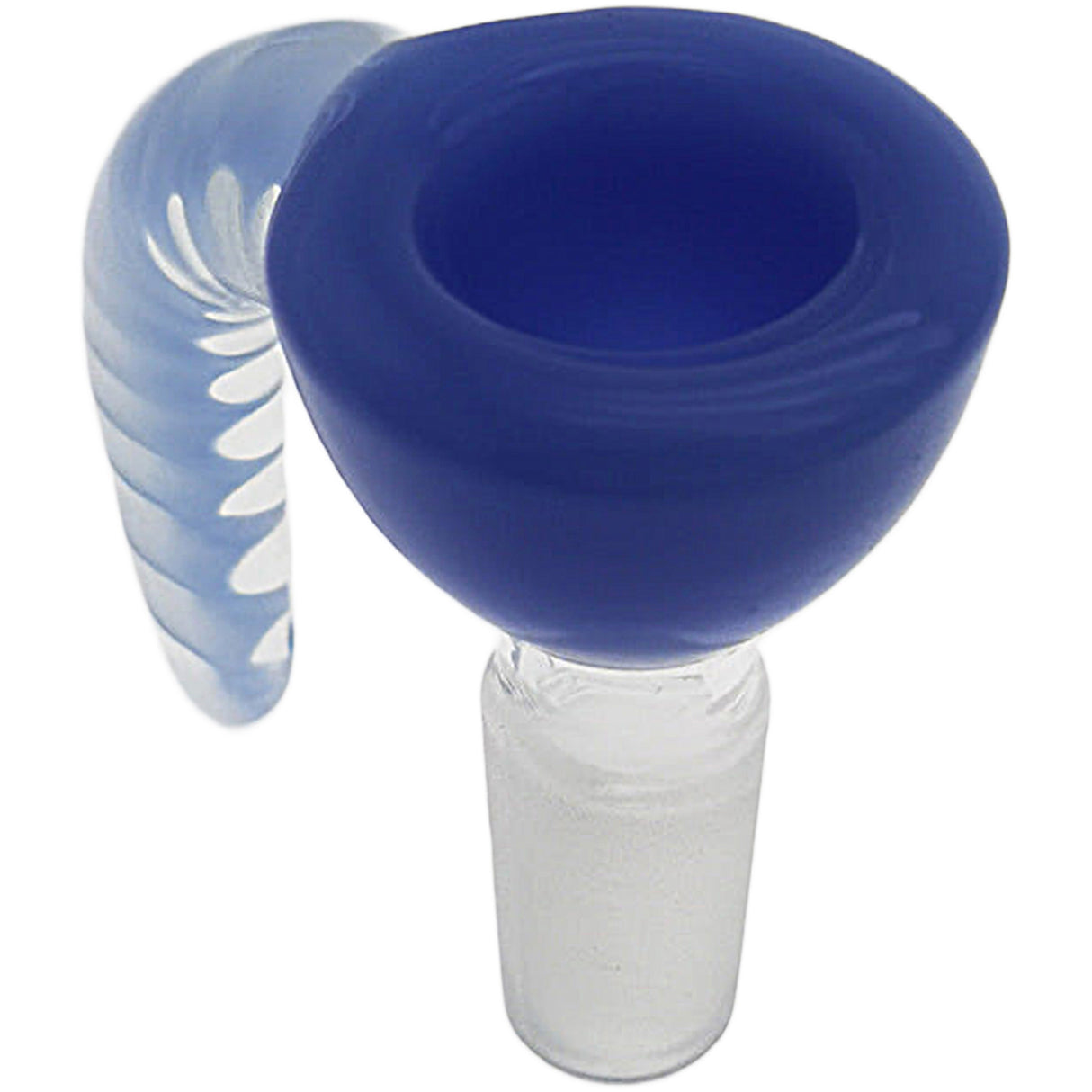 Thick Ass Glass 4-Hole Disc Screen Bong Slide w/ Horn Handle