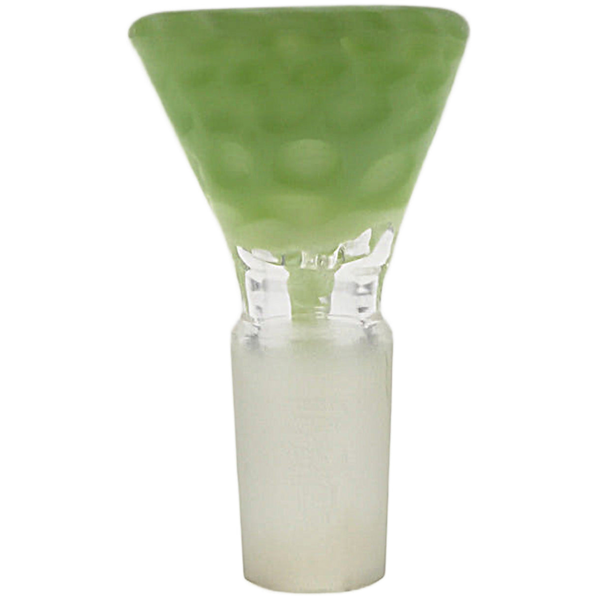 Thick Ass Glass 4-Hole Disc Screen Bong Slide w/ Horn Handle