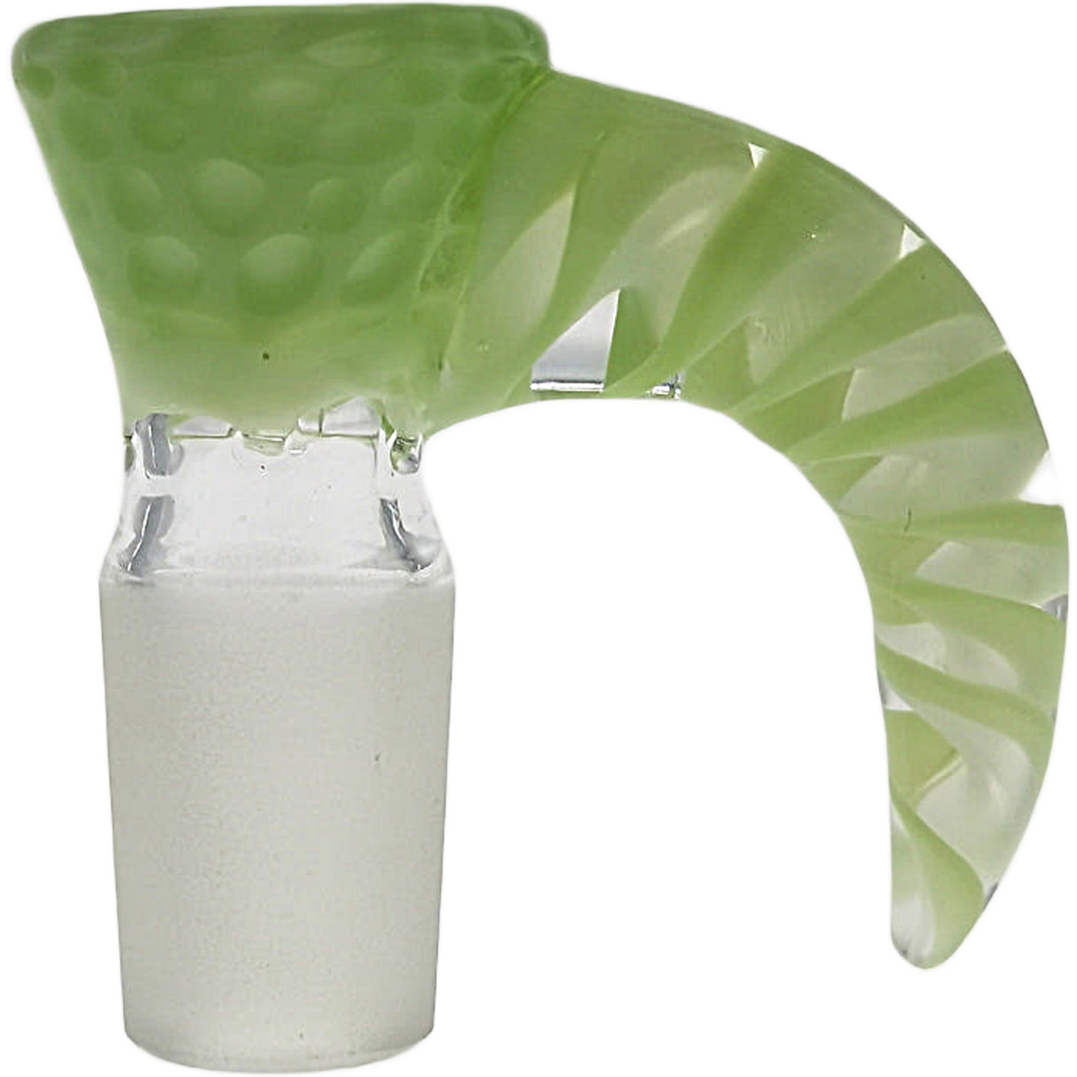 Thick Ass Glass 4-Hole Disc Screen Bong Slide w/ Horn Handle