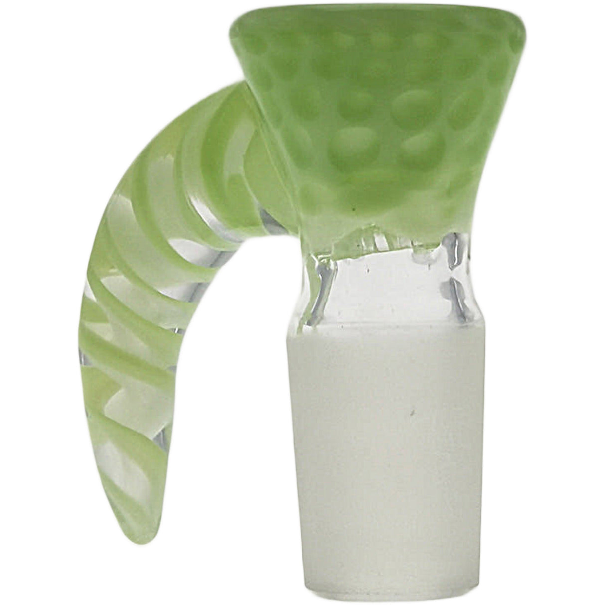 Thick Ass Glass 4-Hole Disc Screen Bong Slide w/ Horn Handle
