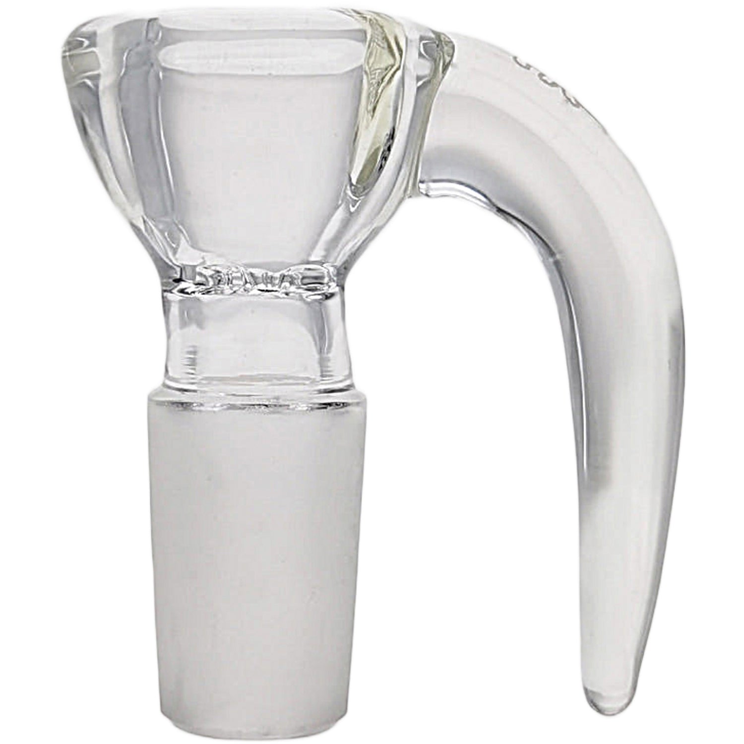 Thick Ass Glass 4-Hole Disc Screen Bong Slide w/ Horn Handle