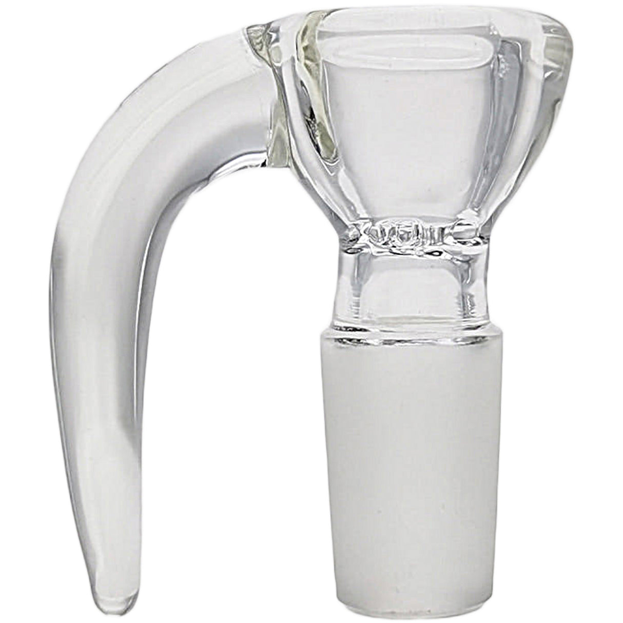 Thick Ass Glass 4-Hole Disc Screen Bong Slide w/ Horn Handle